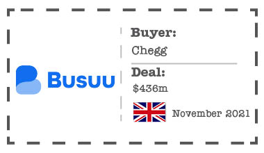 Busuu M&A