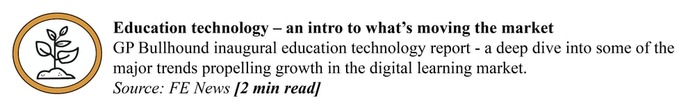 EdTech markets - FE news