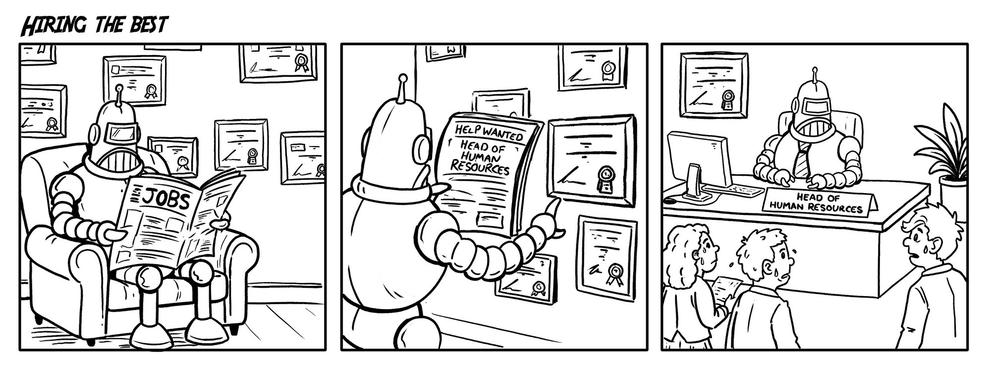 July26 Cartoon - Hiring the Best
