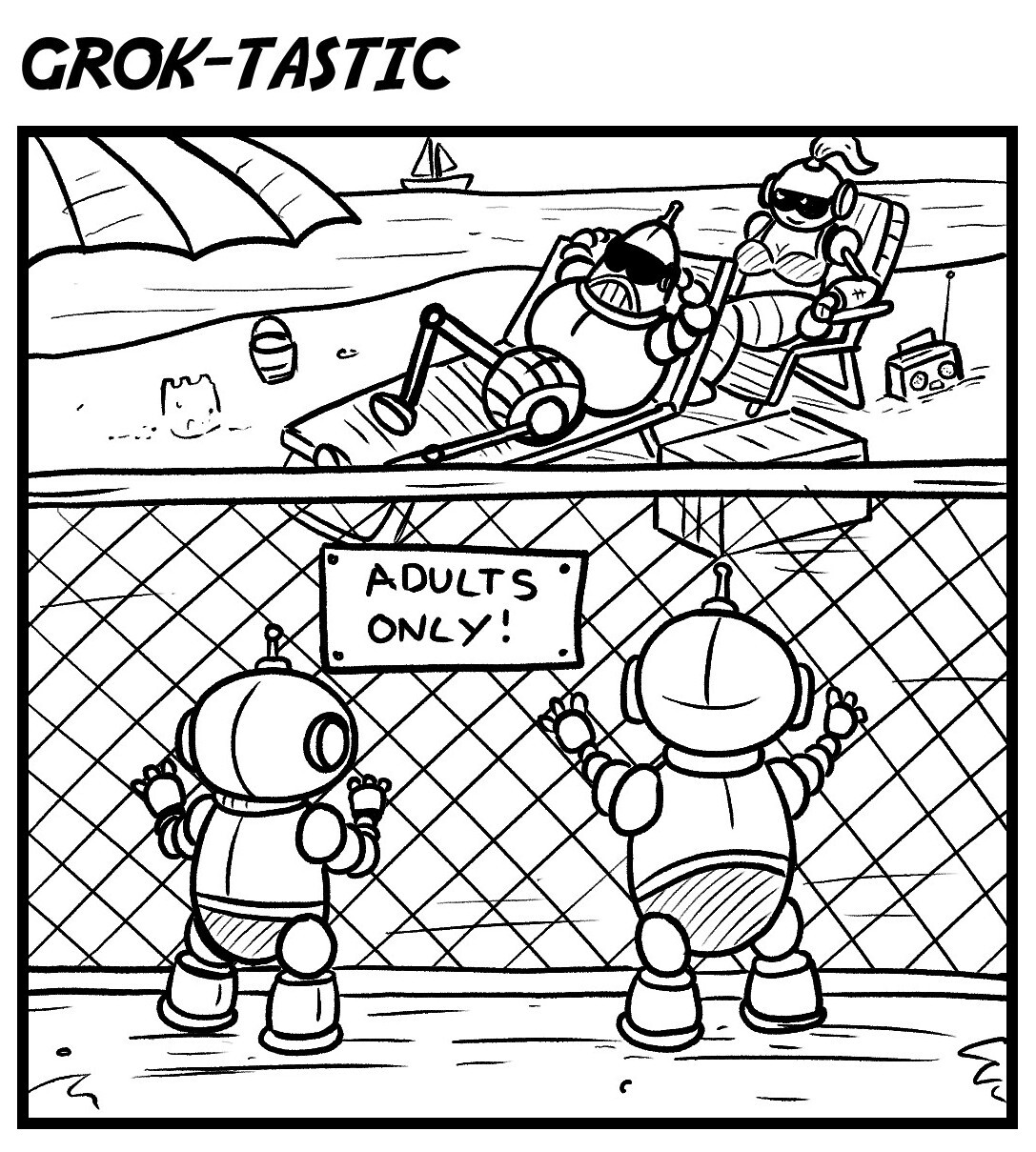 X Report - January 2026 cartoon