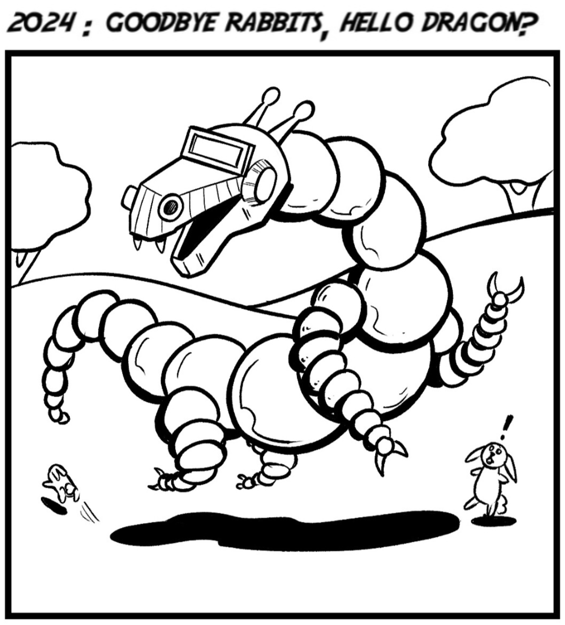 X Report - January 2024 cartoon